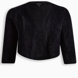 Torrid eyelash shrug sweater